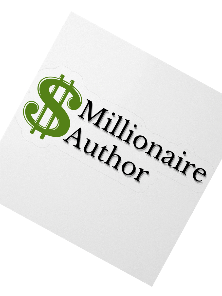 Millionaire Author Sticker, Gifts for Authors, Author Abundance Sticker product image (5)