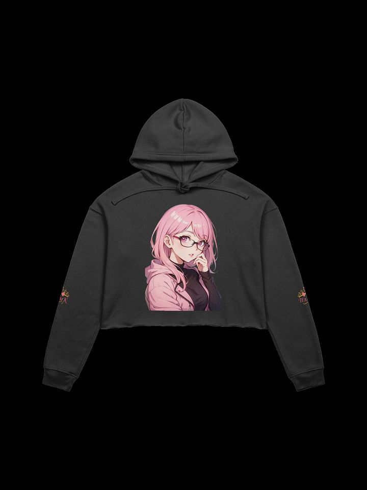 (PINK WAIFU) K Crop Hoodie product image (1)
