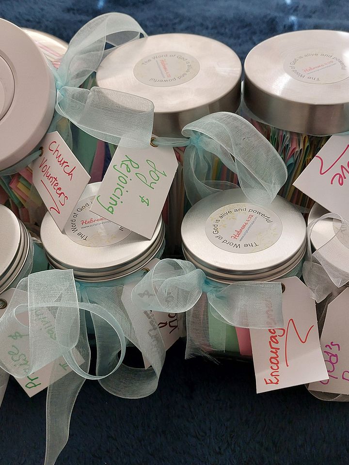 Scriptures in a Jar - Mother's Day/Father's Day Gift for Churches (100 jars) product image (2)