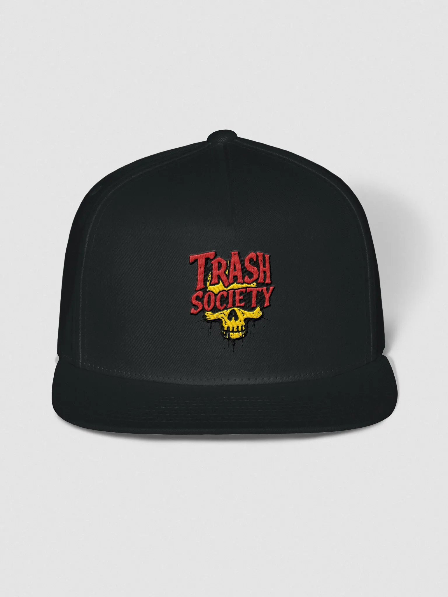 TRASH SOCIETY YELLOW SKULL SNAP product image (3)