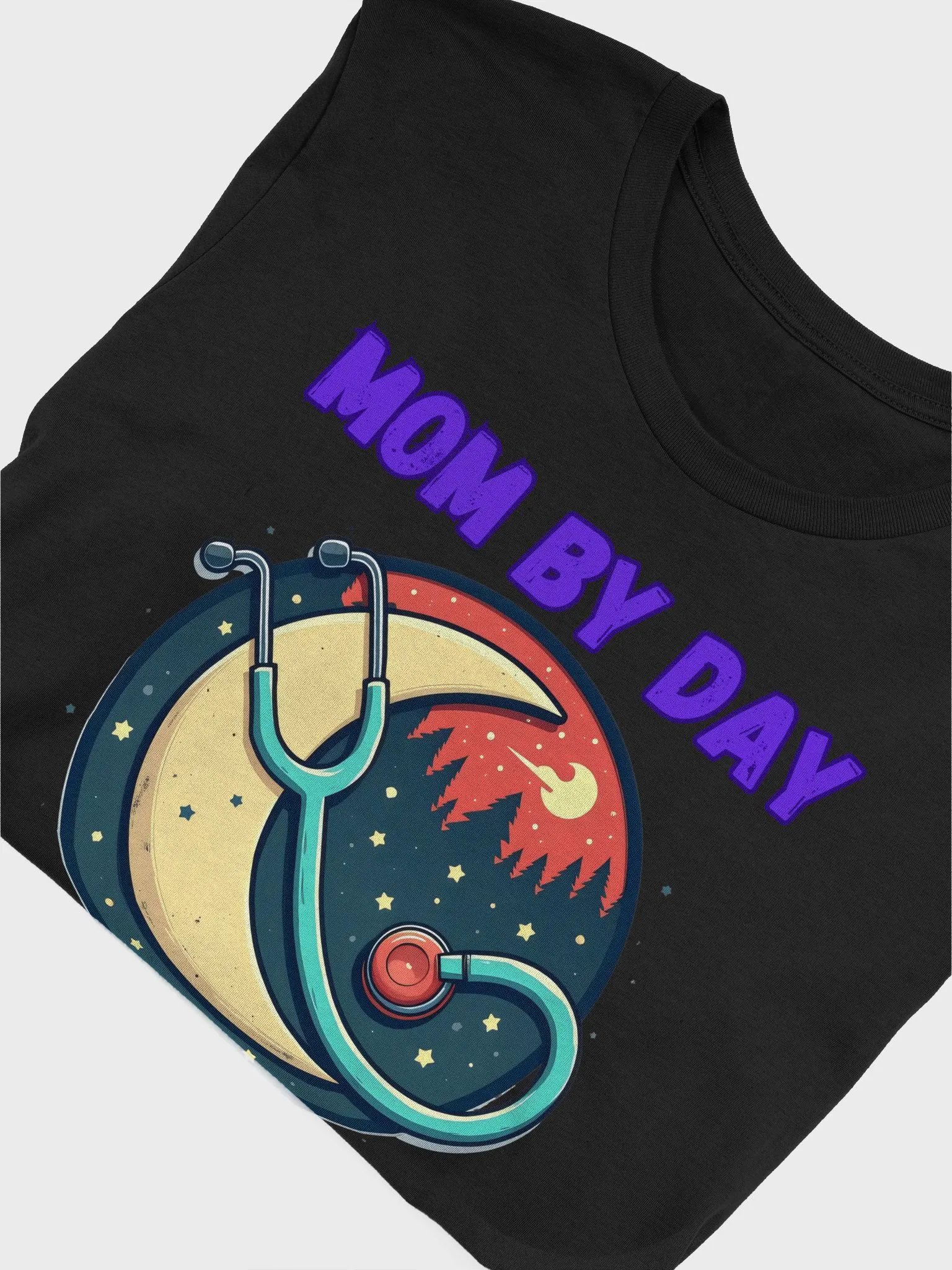 mom by day, Moonlit Hero Nurse T-Shirt product image (45)