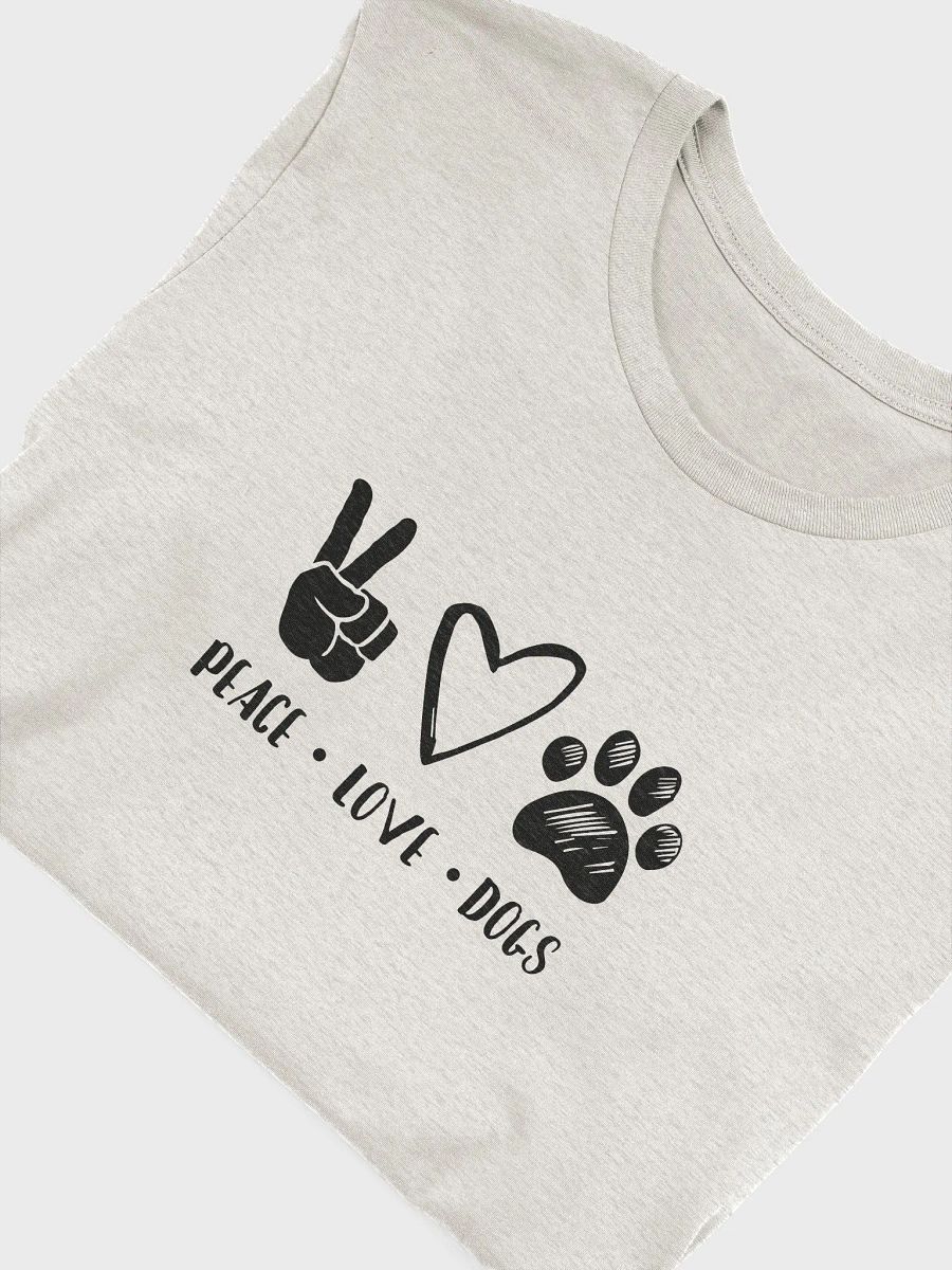 "Peace-love-dogs" t-shirt product image (13)