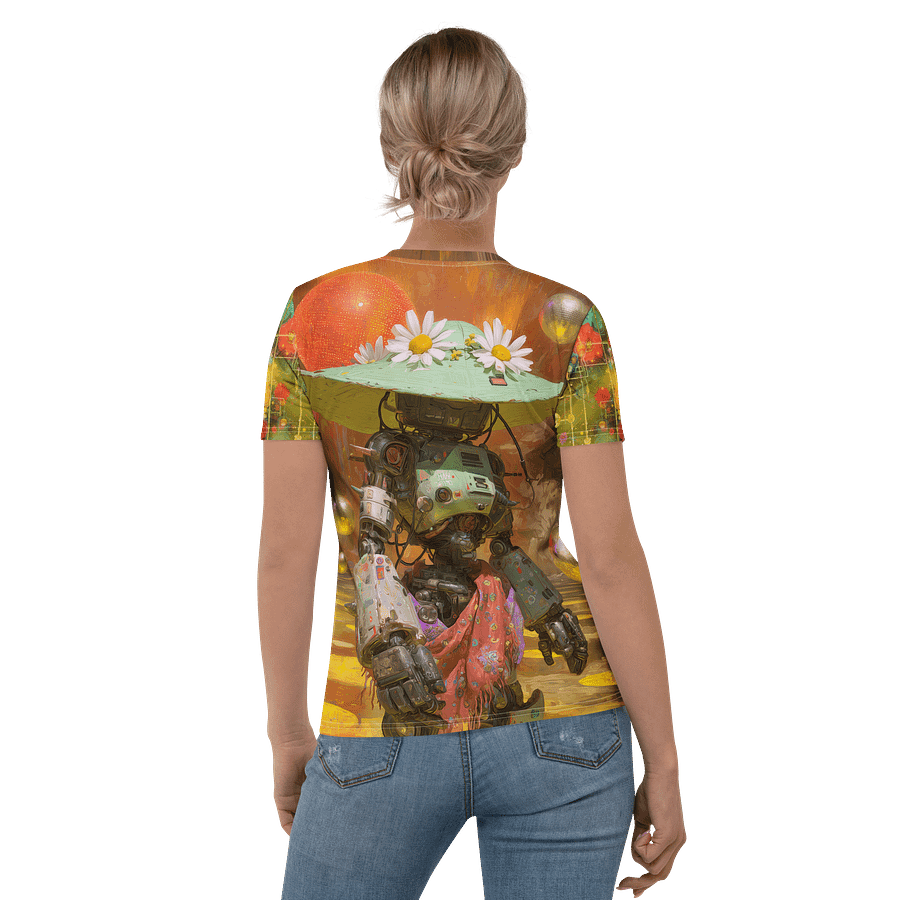 Botanical Circuit – Summer Droid Vibes T-Shirt product image (4)