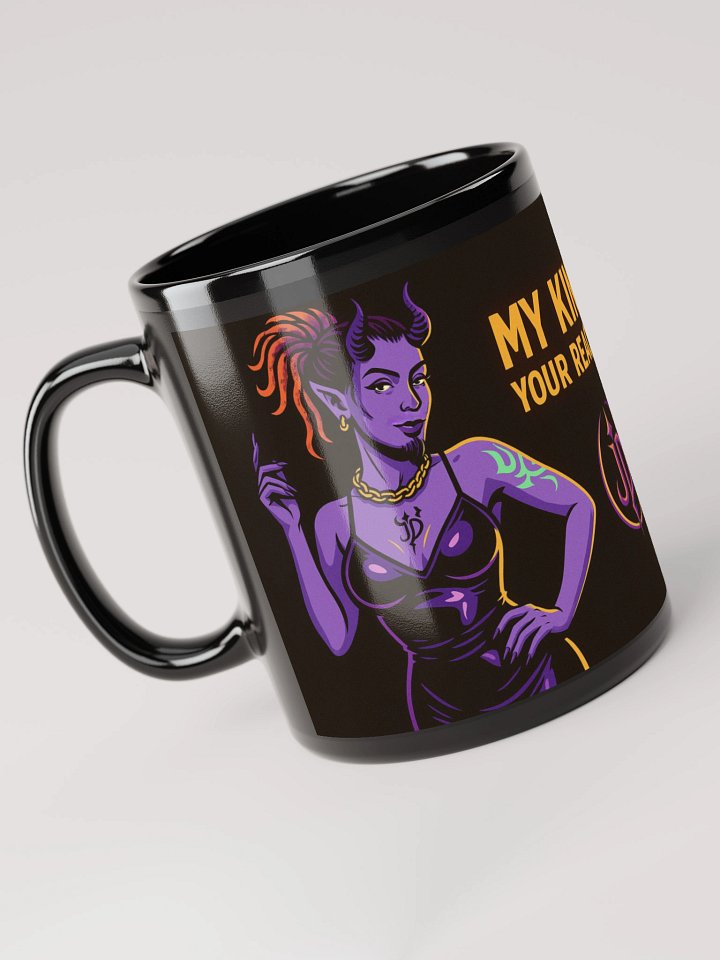 My Kink? Your Reaction Mug – Jaz the Neon Brightmare | Queer Kink Coffee Cup with Attitude product image (2)