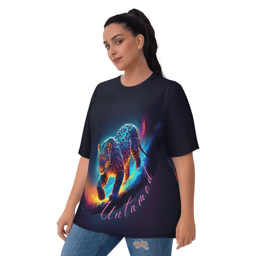 Untamed Leopard All Over Print T-shirt product image (10)