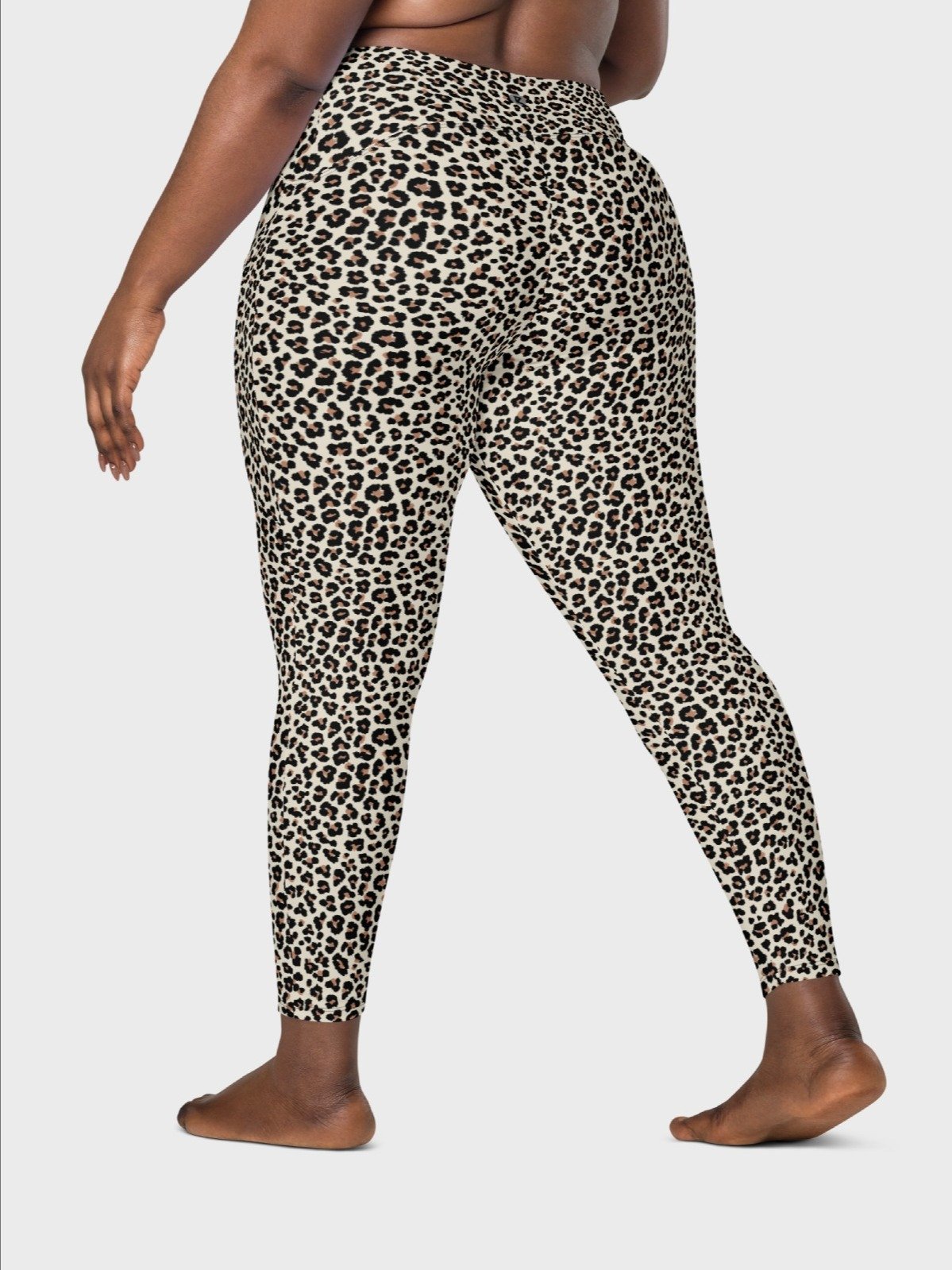 Leggings with Pockets "Abstract Animal Leopard Skin Fur Pattern" product image (10)