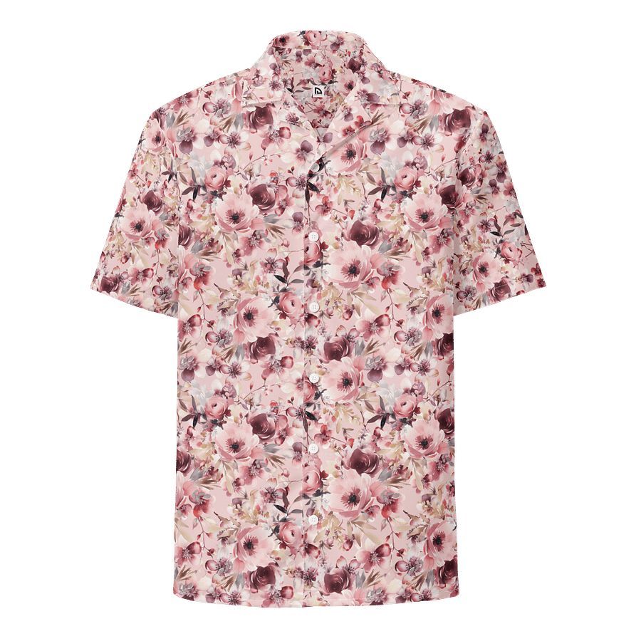Pink Roses Garden Hawaiian Shirt product image (1)