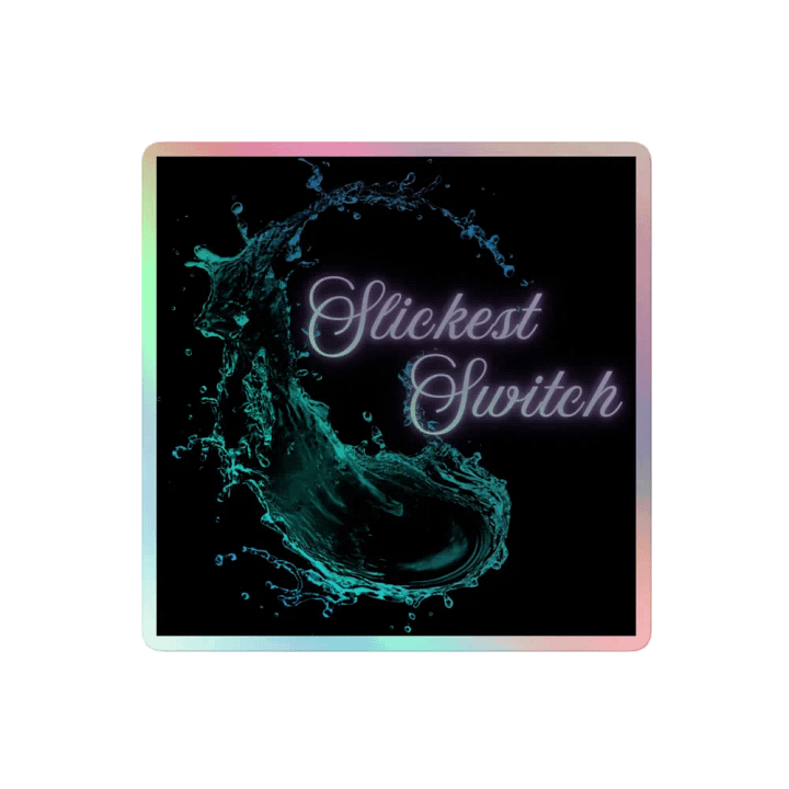 Slickest Switch Sticker Black Holographic product image (2)