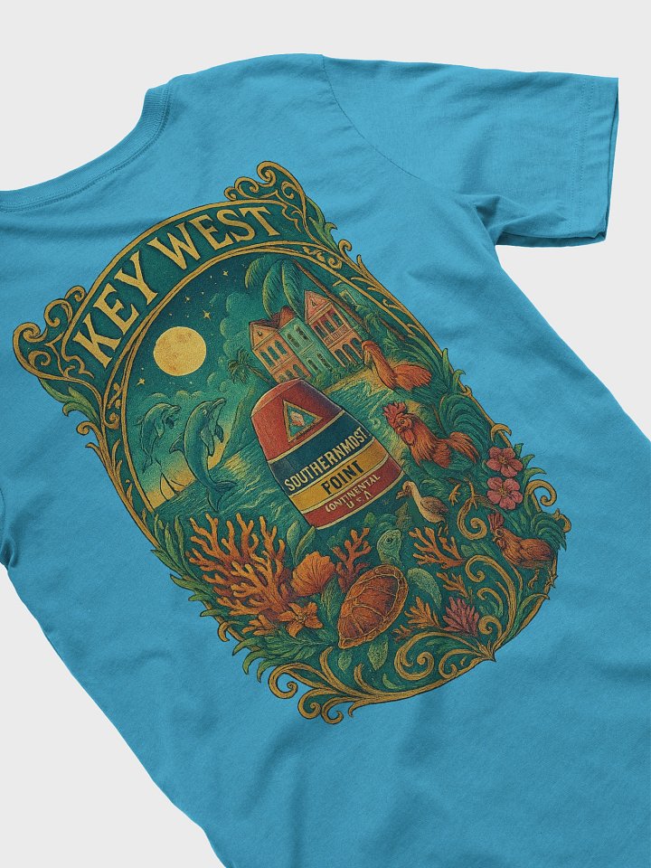 Key West Tropical T-Shirt Ultra Soft Tee with Southernmost Point Buoy product image (1)