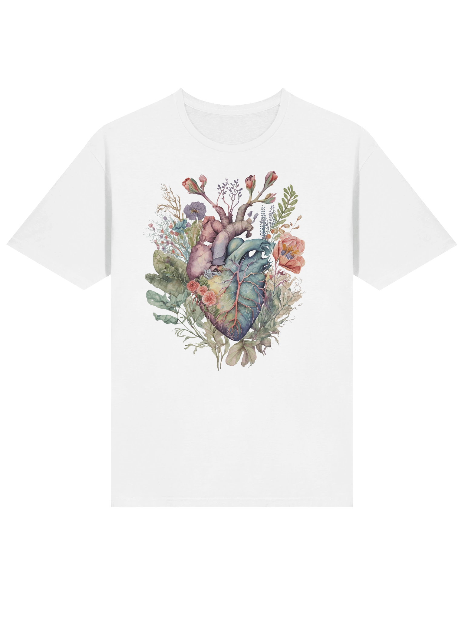 Blooming Botanical Anatomy Heart Watercolor product image (2)