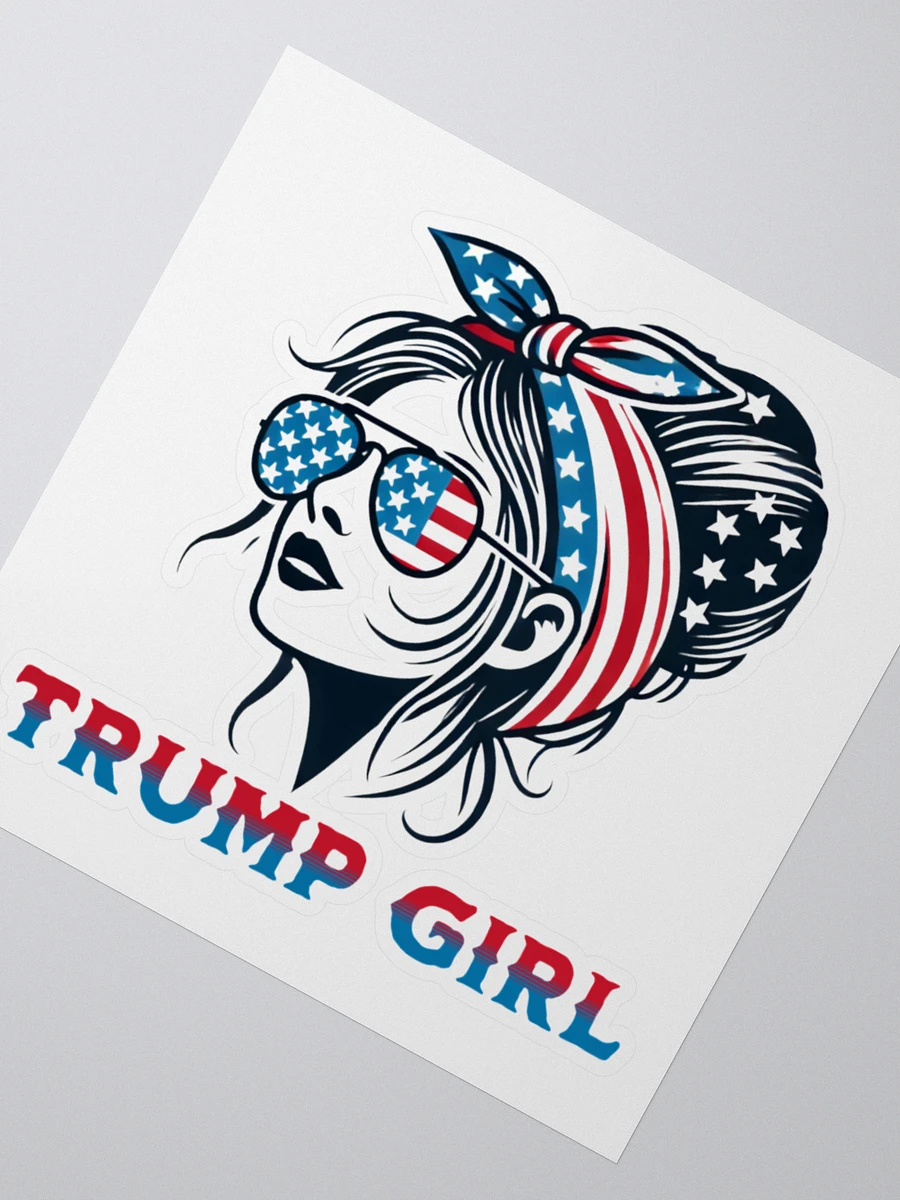 I'm A Trump Girl Patriotic Pride - Kiss Cut Stickers product image (4)