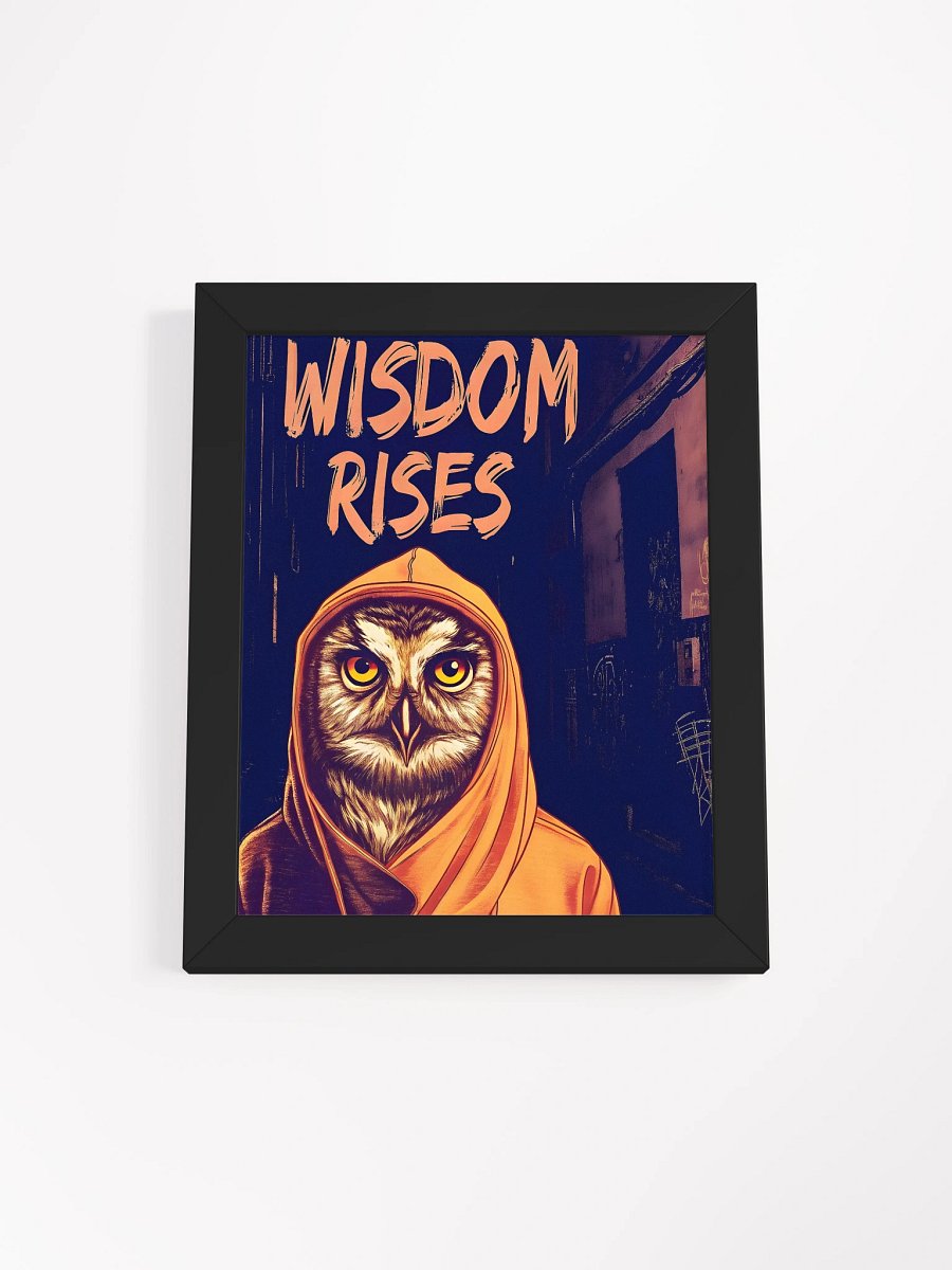 Urban Owl Wisdom Framed Poster product image (1)