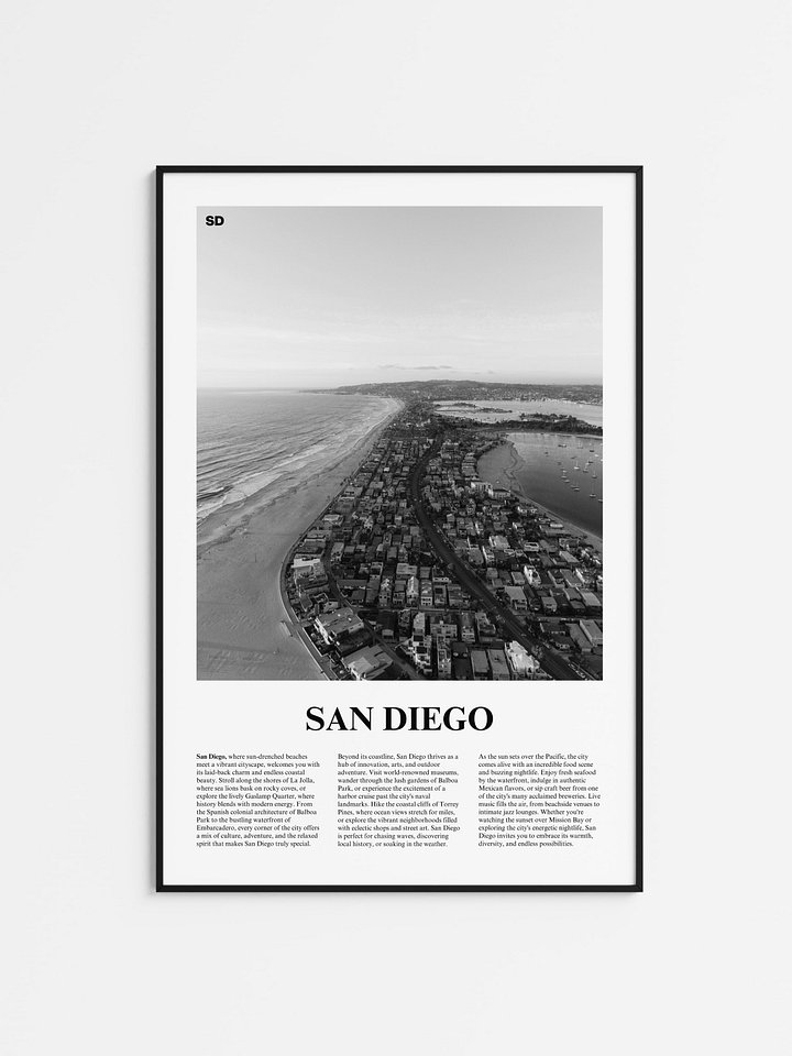 San Diego 02 Newspaper Poster product image (1)