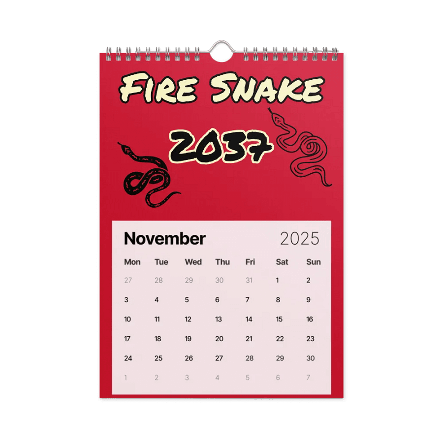 Cosmic Serpent 2025 Wall Calendar product image (11)