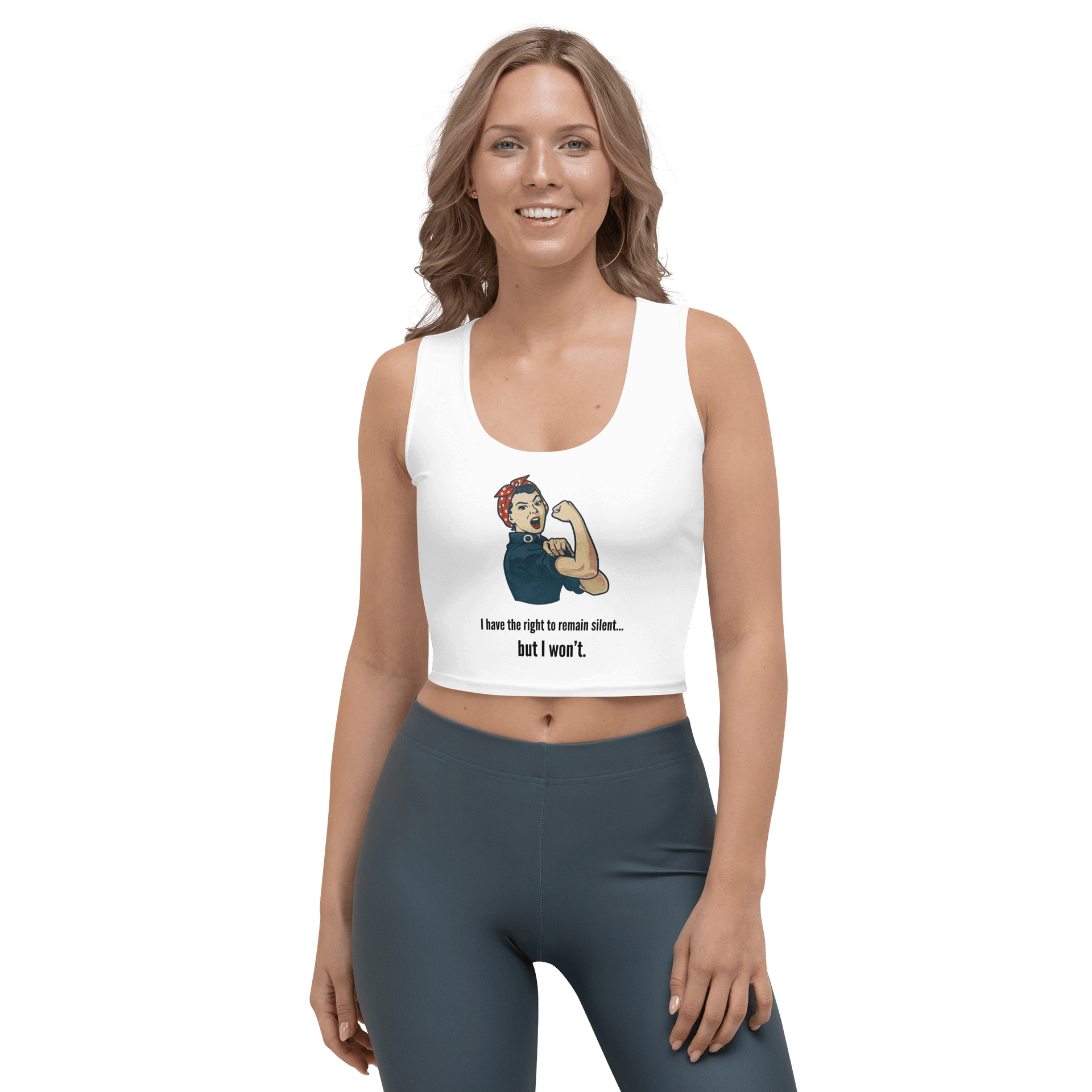 💋 The Rebel Crop – Flex Appeal Meets Free Speech product image (1)
