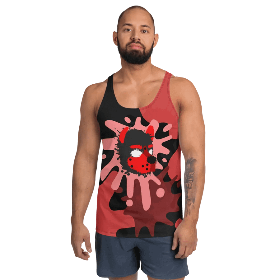 Dark Chaos Splatter Tank - Red product image (3)