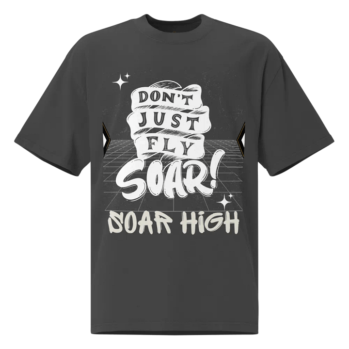 Don't just fly soar, soar higher unisex faded tee product image (1)