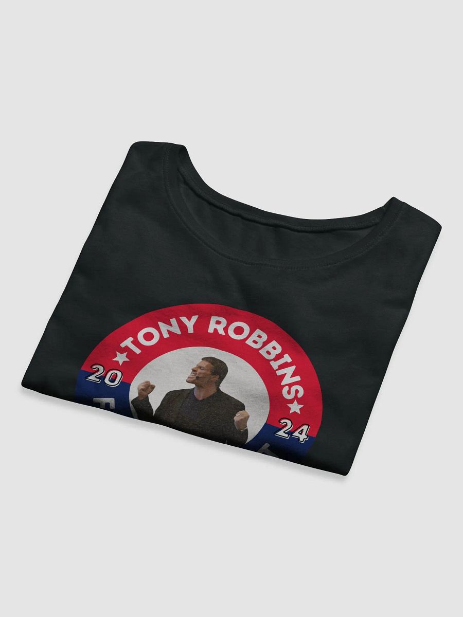 Tony Robbins for President 2024 Campaign Button Bella+Canvas Women's Crop Baby Tee product image (8)