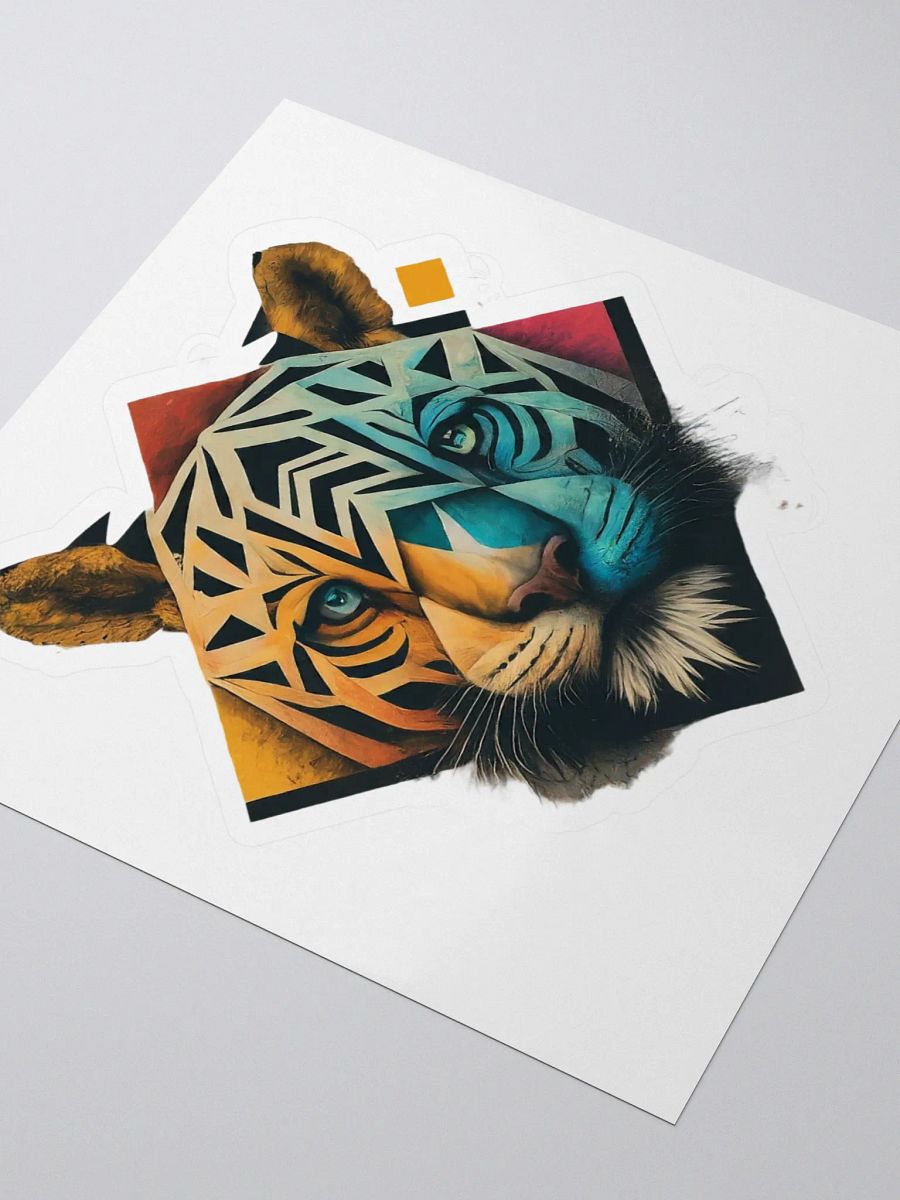 Tiger Prism Kiss Cut Stickers product image (3)