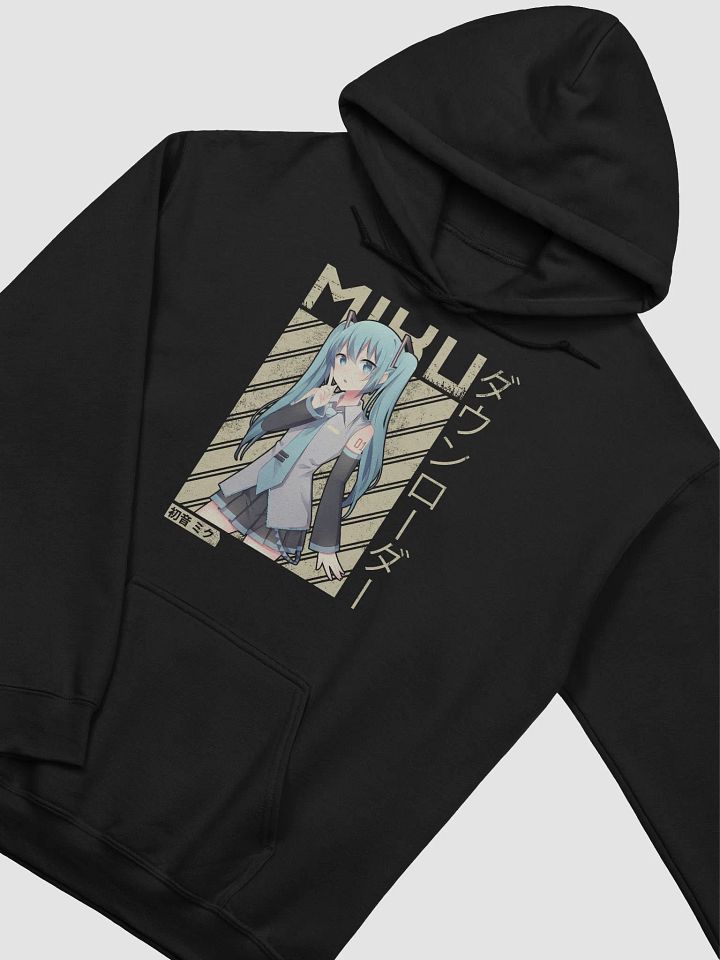 Hatsune Miku Downloader Sweatshirt – Gildan Midweight product image (2)