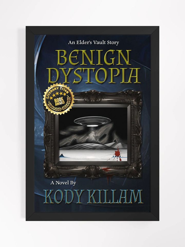 Elder's Vault: Benign Dystopia Framed Matte Poster product image (1)