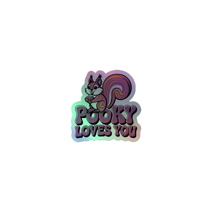 Pooky's Love Holographic Sticker Sheet product image (1)