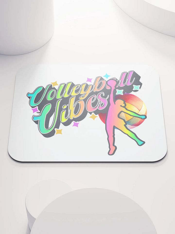 Volleyball Vibes Female Mouse Pad product image (1)