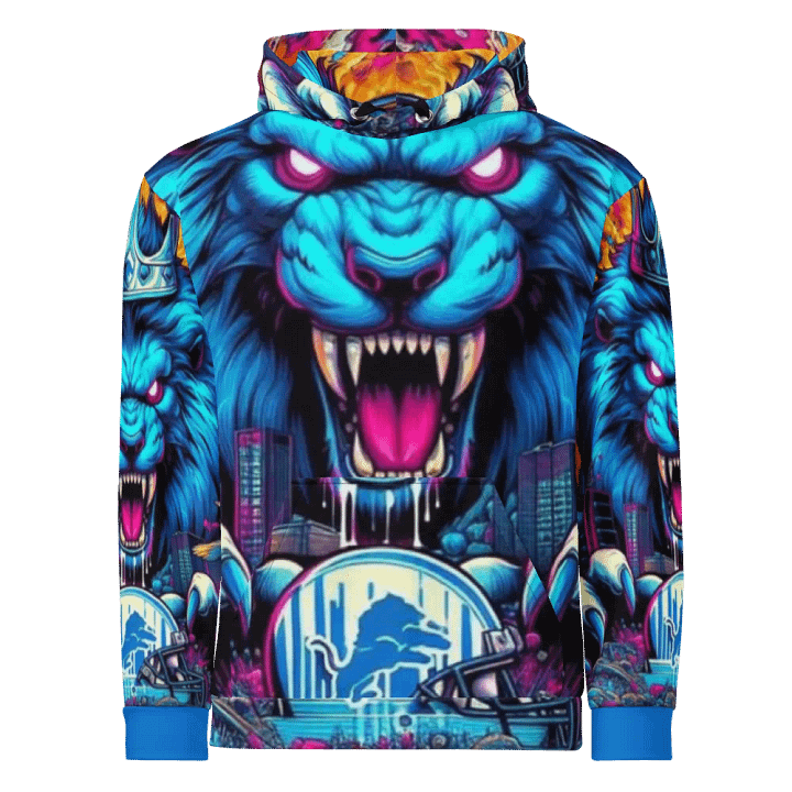 Roaring City Lion Unisex Hoodie product image (1)