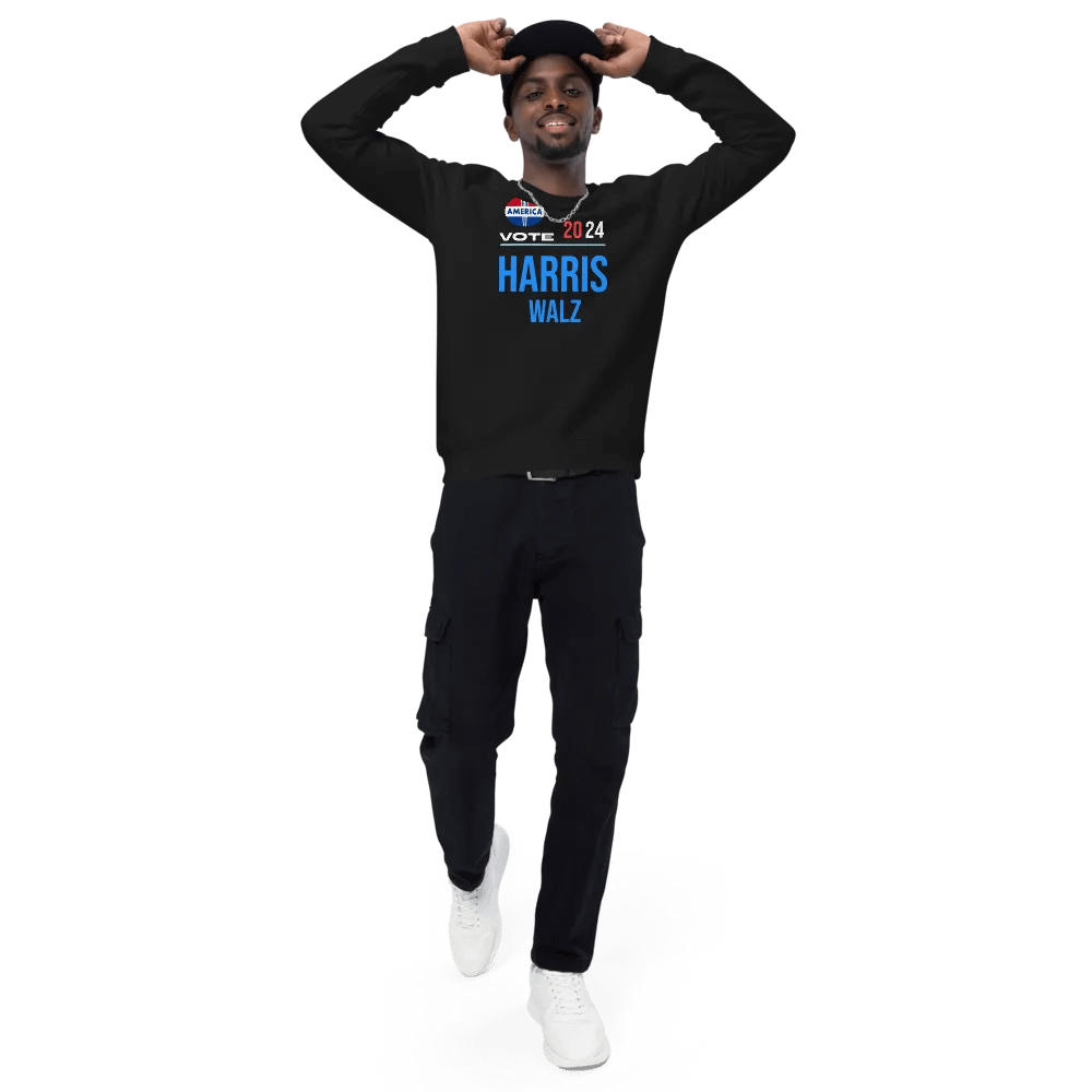 America Vote 2024 Harris Walz Long Sleeve Pullover product image (6)