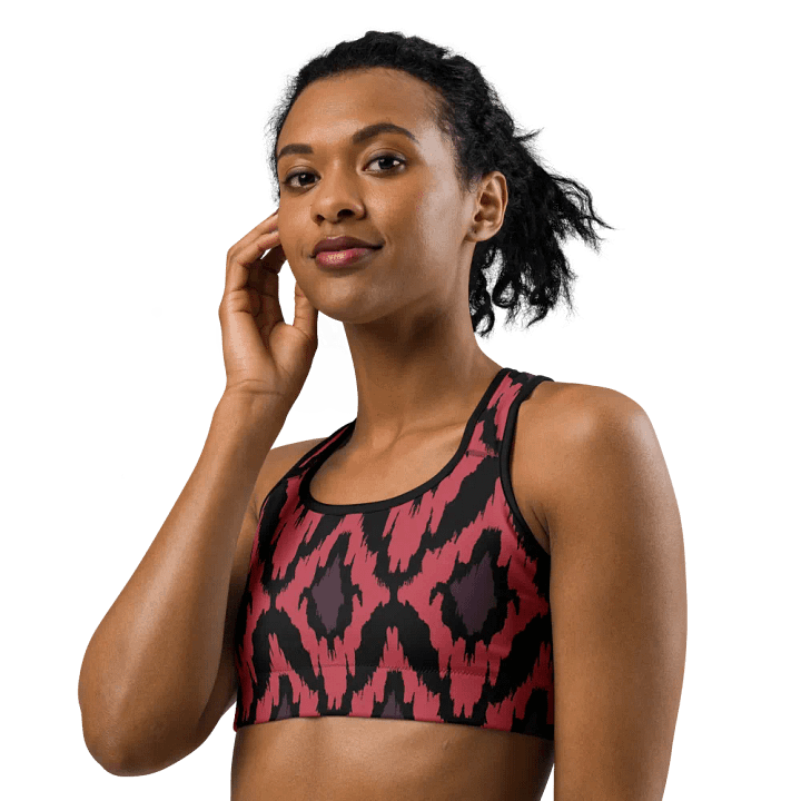 Bold Aztec Pattern Sports Bra product image (2)