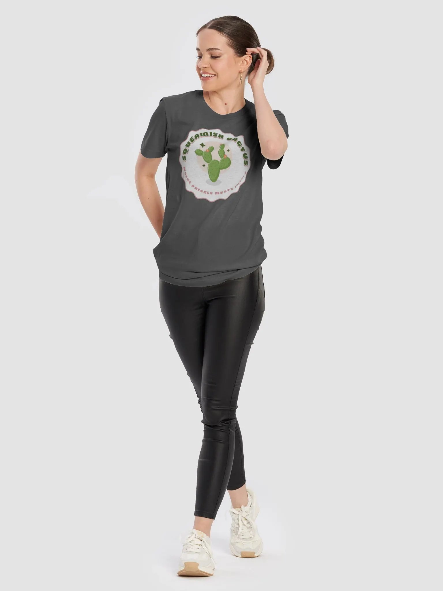 Starry Cute Cactus Logo Supersoft Tee product image (10)