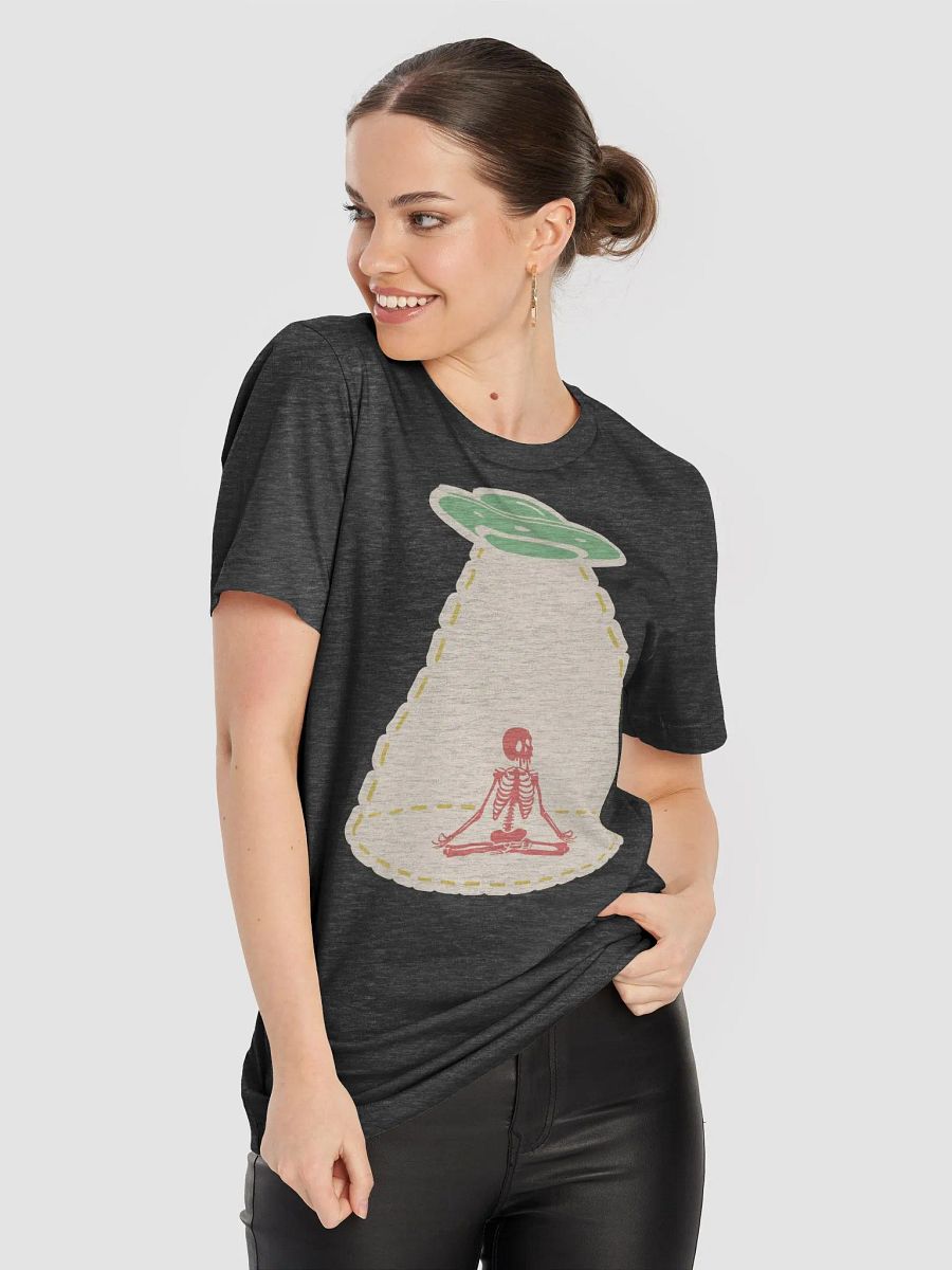 Meditative UFO Skeleton T-shirt product image (47)