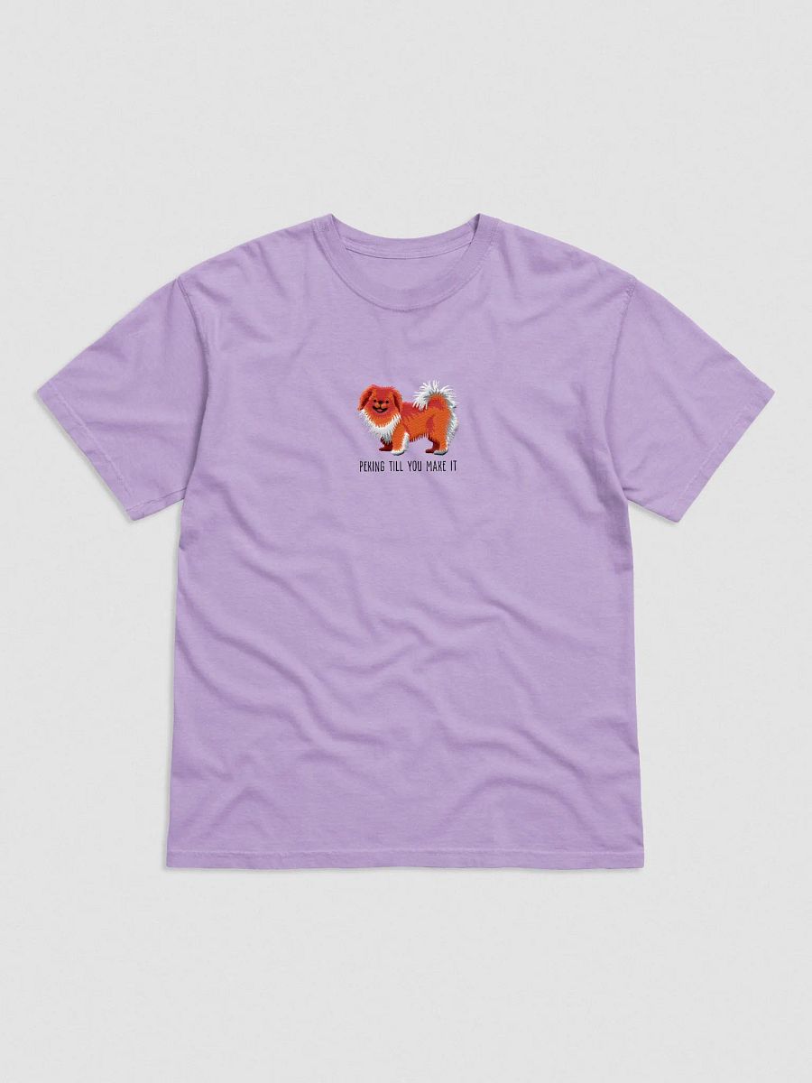 Peking Till You Make It T-Shirt(Embroidered) of a Pekingese(Red) product image (4)