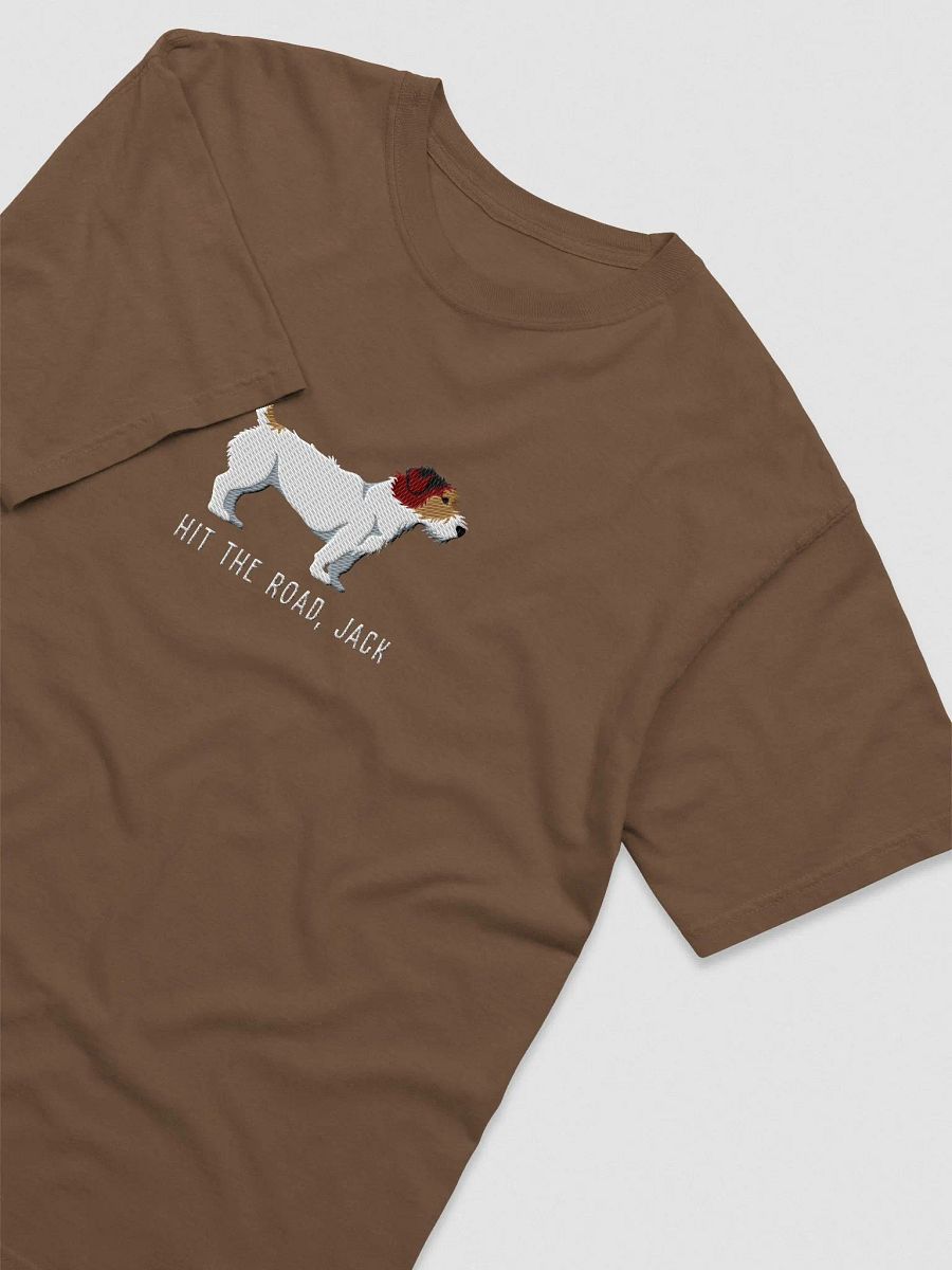 Hit the Road, Jack T-Shirt(Embroidered) of a Jack Russell Terrier(Sable, Rough Coat) product image (6)