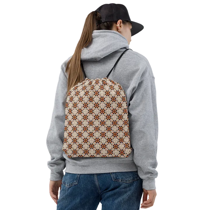Autumn Flowers Drawstring Bag product image (2)