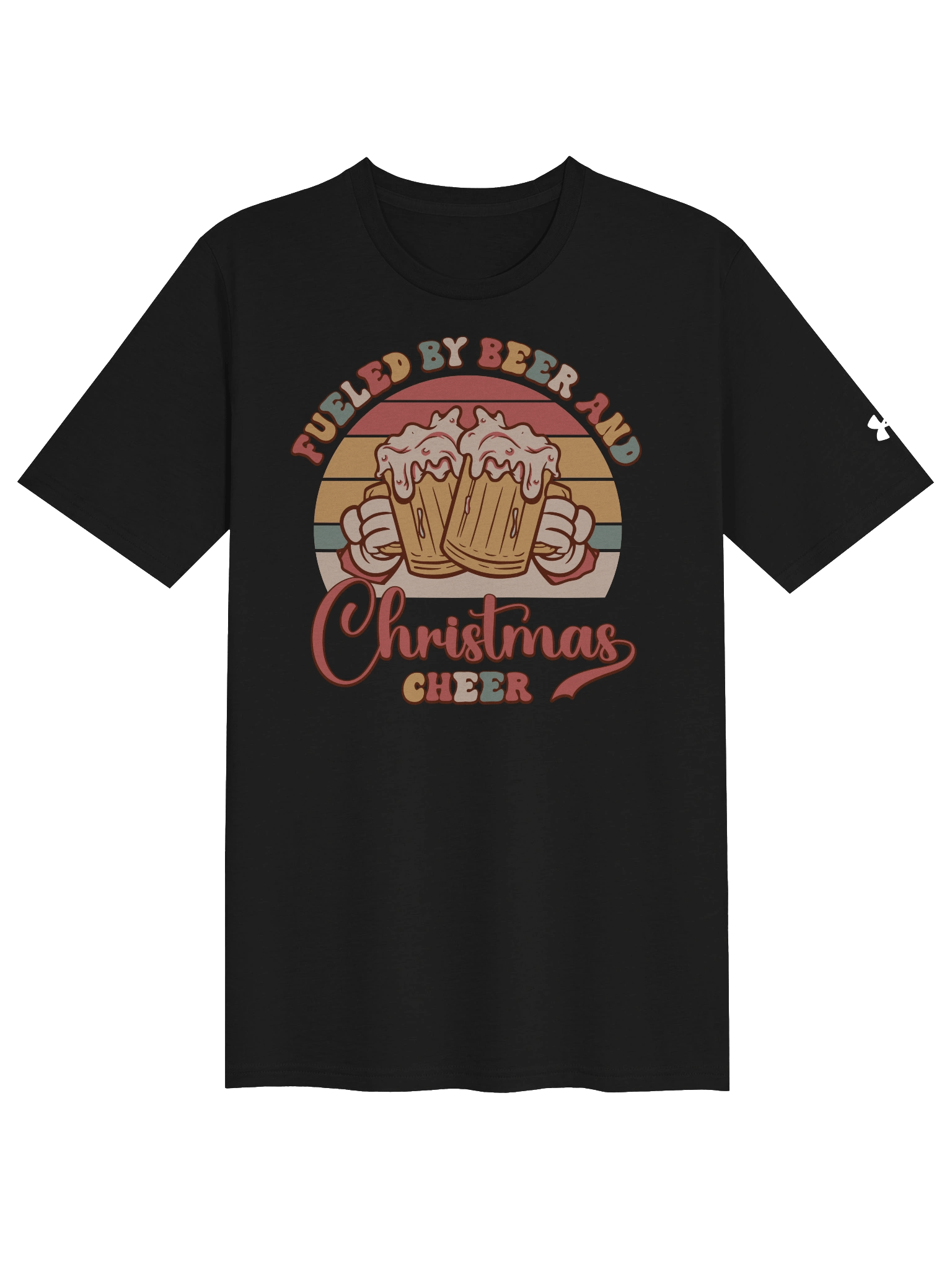 Fueled by Beer and Christmas Cheer T-Shirt product image (1)