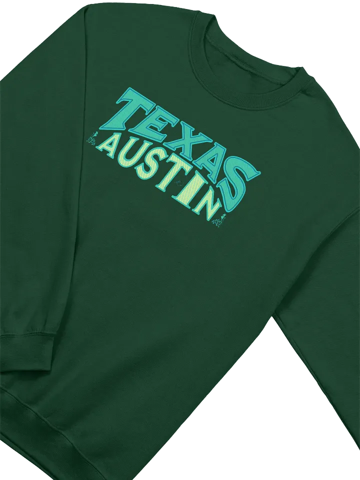 Texas Austin Vibes Unisex Crewneck Sweatshirt product image (2)