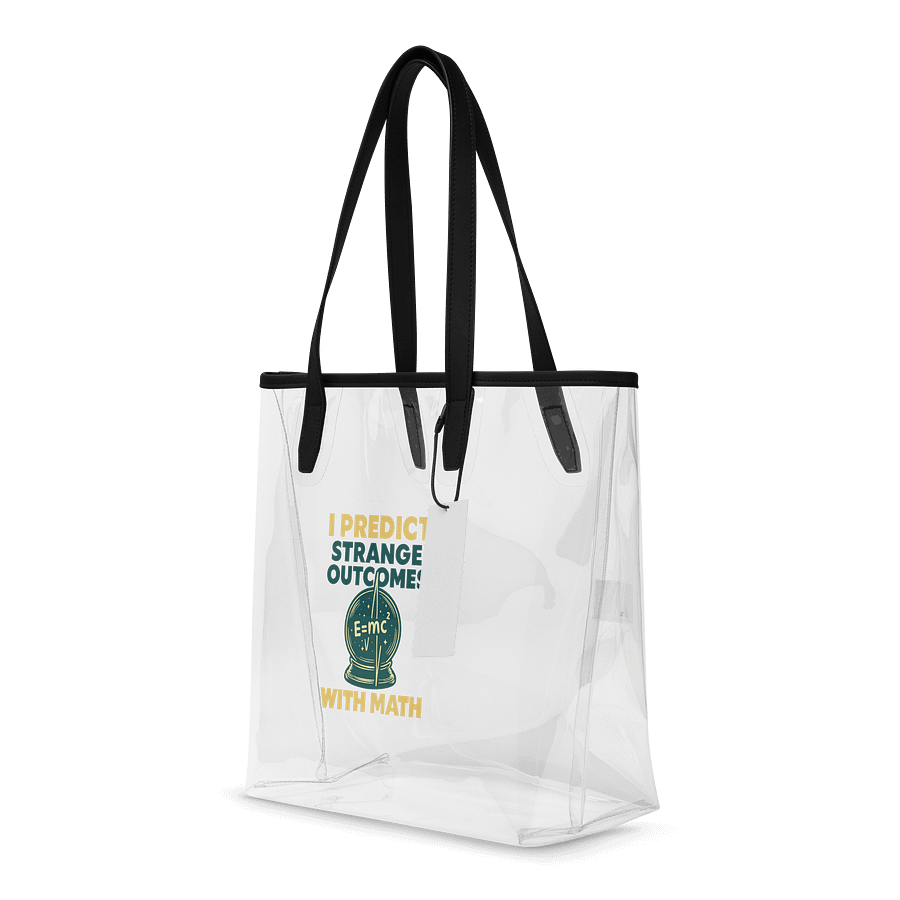 E=mc² Crystal Ball Clear Tote product image (4)