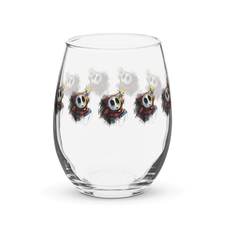 Shy Guy by StephyJ Stemless Wine Glass product image (1)