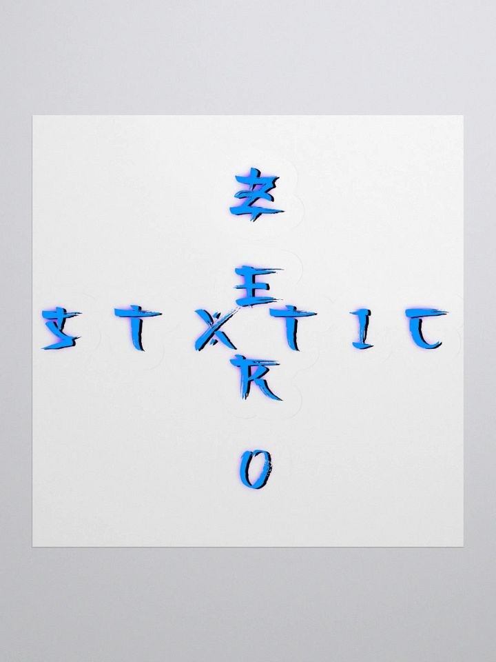 ZΞЯØ Cross Sticker product image (3)