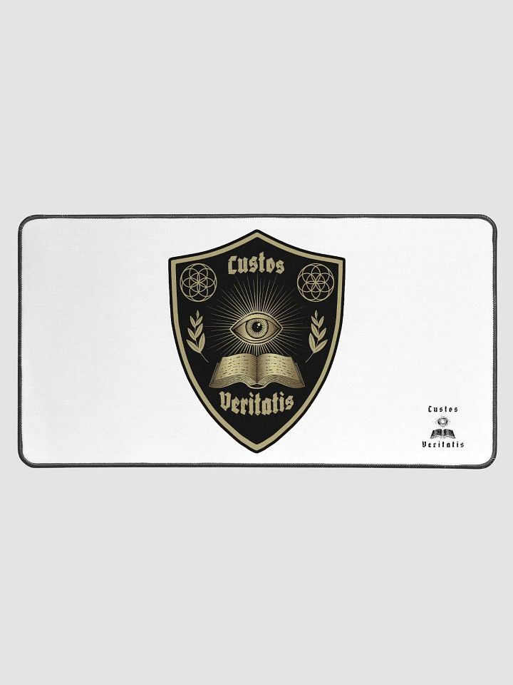 Custos Veritatis Shield Desk Mat product image (1)