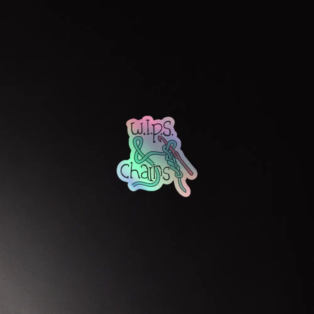W.I.P.S & Chains Holographic Sticker product image (2)