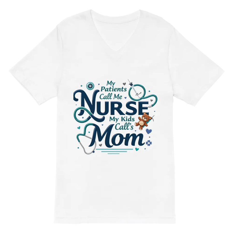 Nurse Mom V-Neck Tee product image (6)