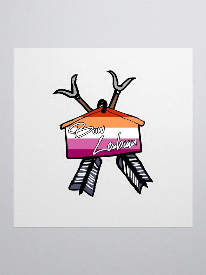 Bow Lesbian (Regular Sticker) product image (1)