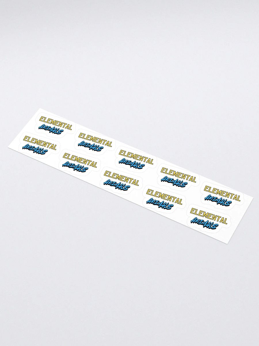 Elemental Animals Kiss Cut Stickers (Set of 10) product image (1)