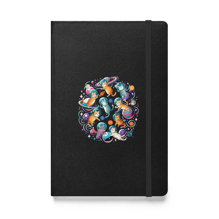 Cats In Space Cosmic Hardcover Notebook product image (1)