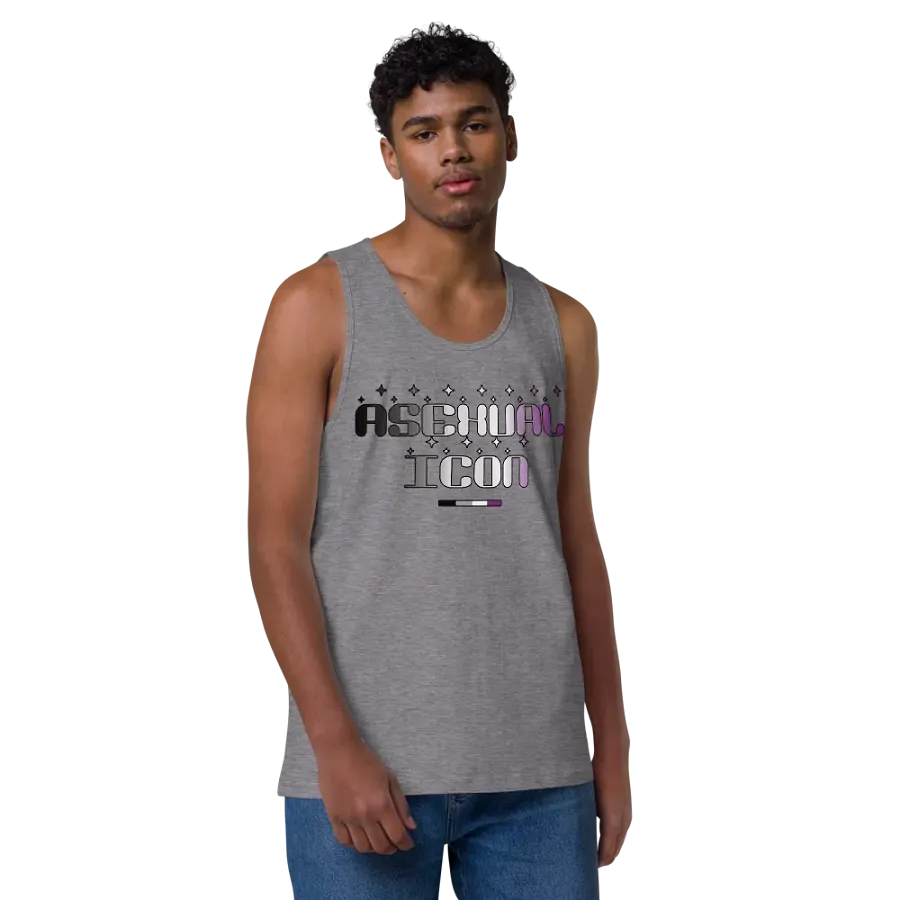 Asexual Icon Men's Premium Tank Top product image (77)