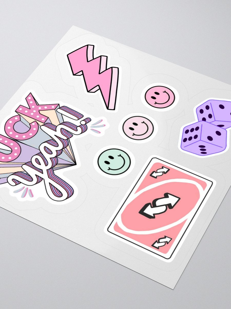 FUCK yeah! Kiss Cut Sticker Pack product image (9)