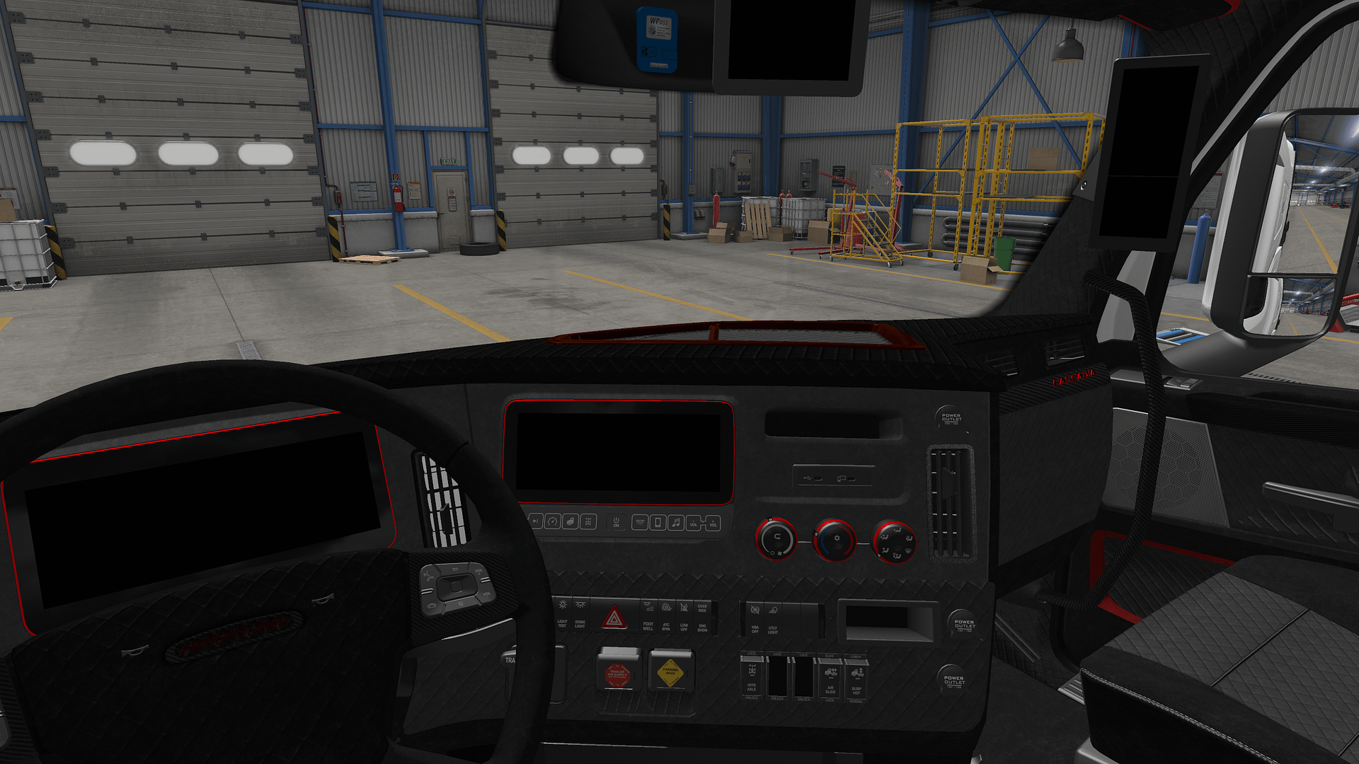 [CasG5-EWI_2] Freightliner Cascadia 2024 (Gen5) SL48- EnioWorkshop Interior Black product image (1)