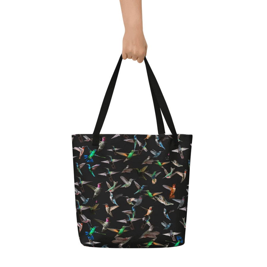 colorful hummingbirds tote for birders friends moms product image (7)